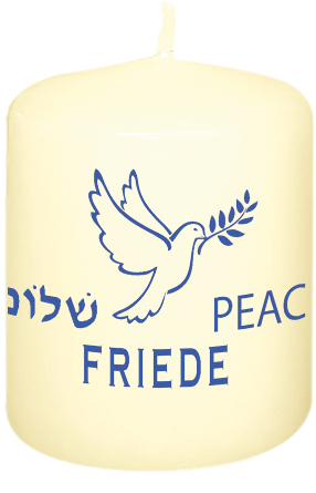 Friedenskerze 60/50mm