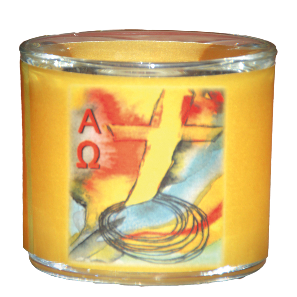 Glaslicht Ostermotiv 9061 mit Spruch