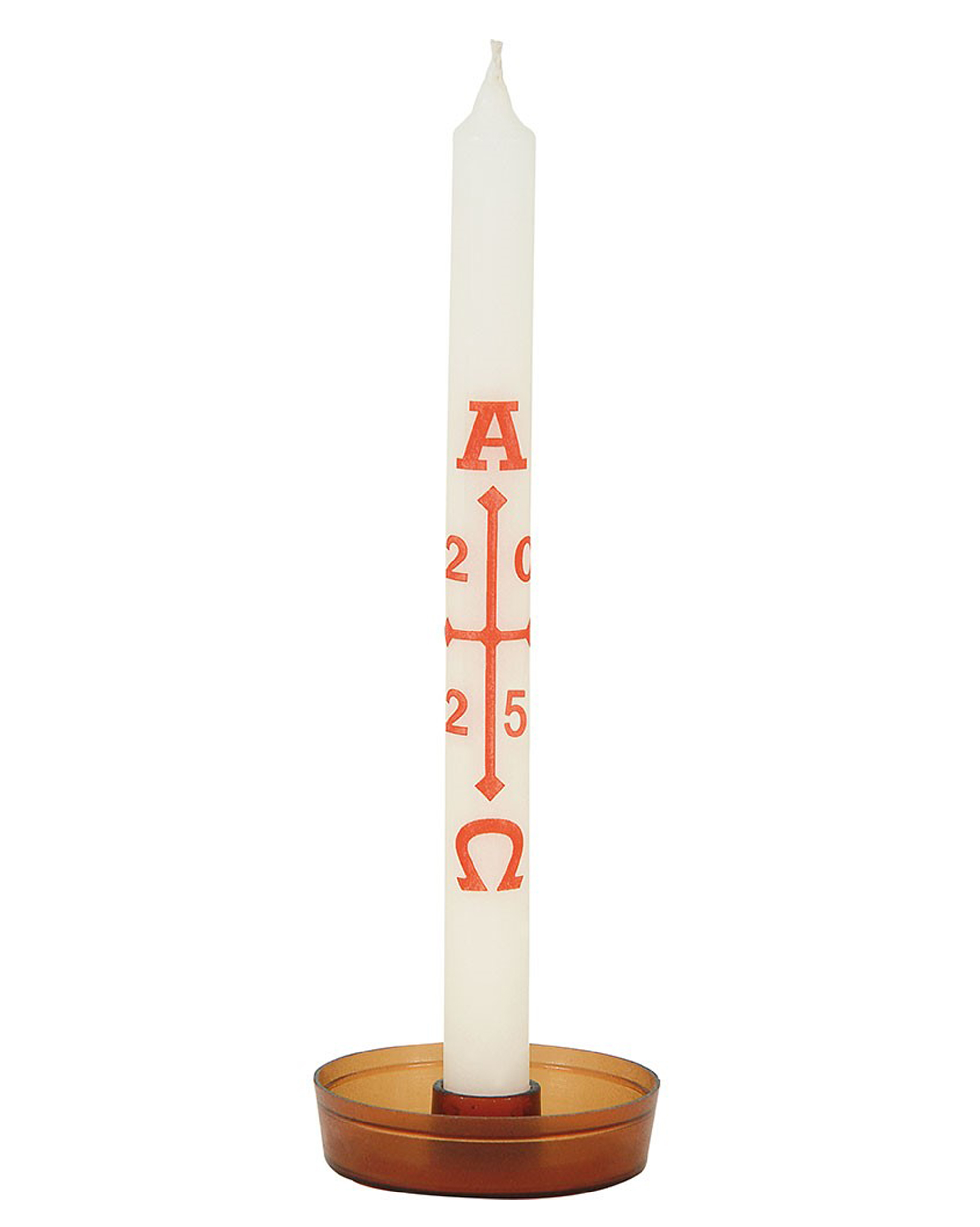 Osternachtkerze Motiv 10 mit Zahl