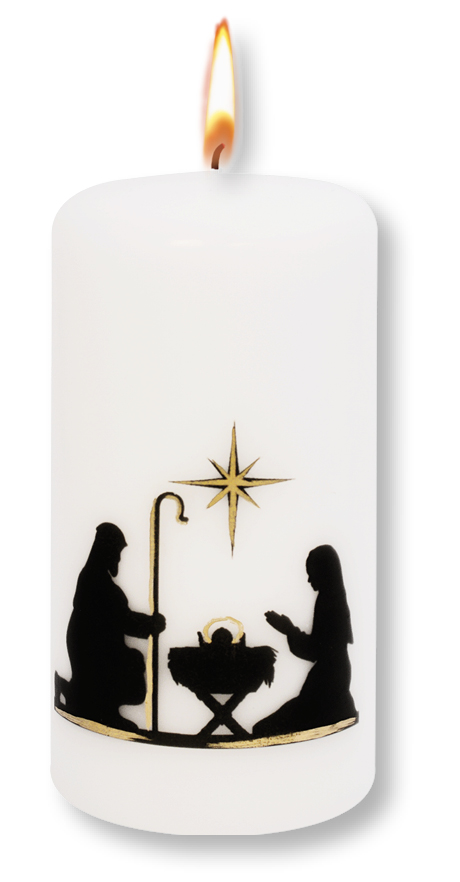 Weihnachtskerze 140/70mm