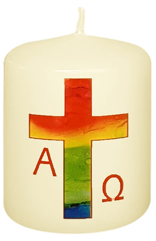 Osterstumpen, mit Kreuz ohne JZ