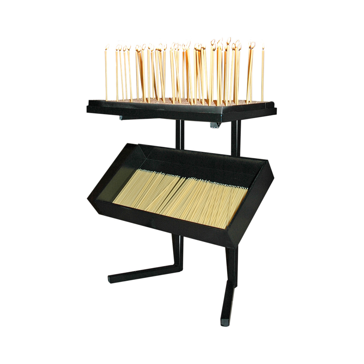 Opferlichtständer  schwarz