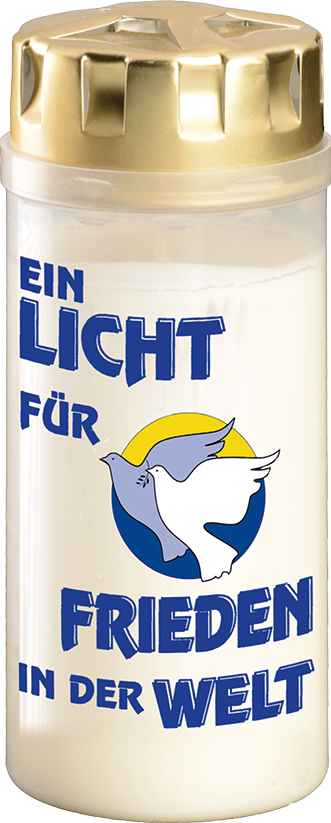Friedenslicht,  Brenndauer 4 Tage