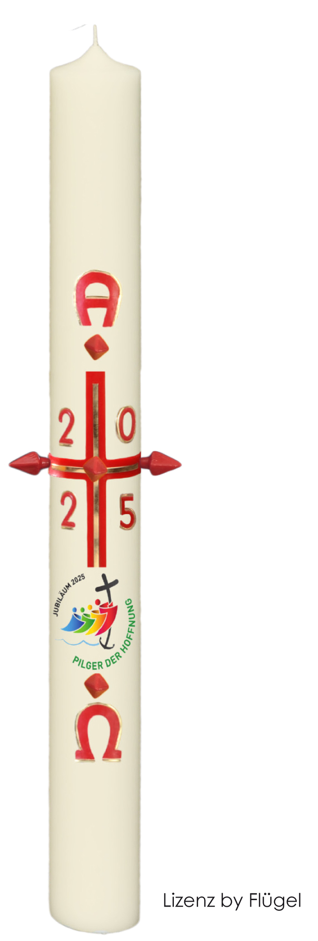 Osterkerze Heiliges Jahr, 8/80cm