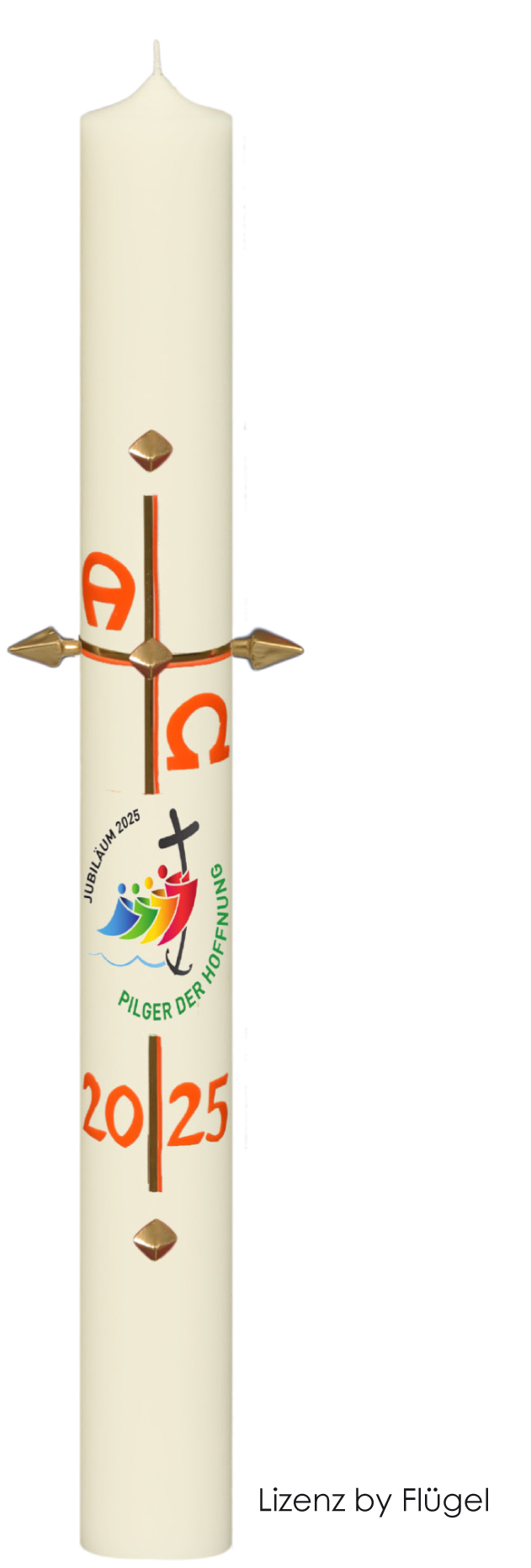 Osterkerze Heiliges Jahr, 8/80cm