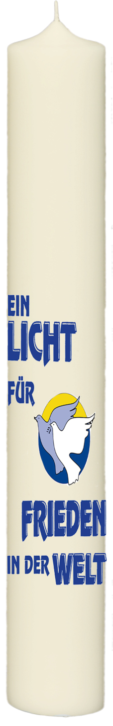 Friedenskerze "Ein Licht für Frieden"